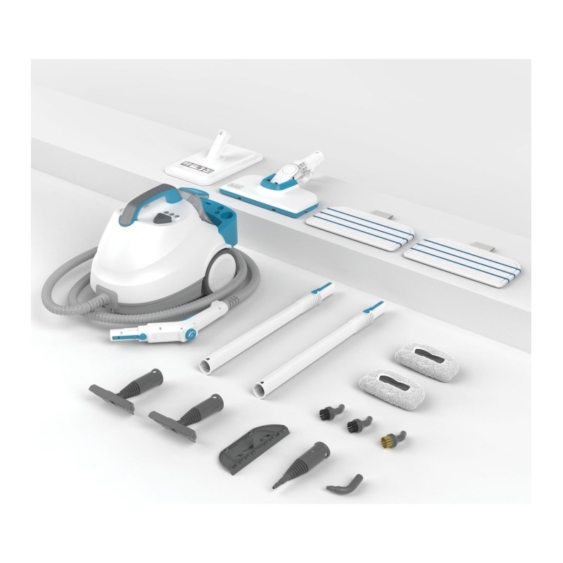2300W Basınçlı Buharlı Temizleyici (BHSMP2314-QS) , 14 Aksesuarı ile Birlikte